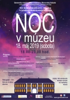 Noc múzeí a galérií 2019